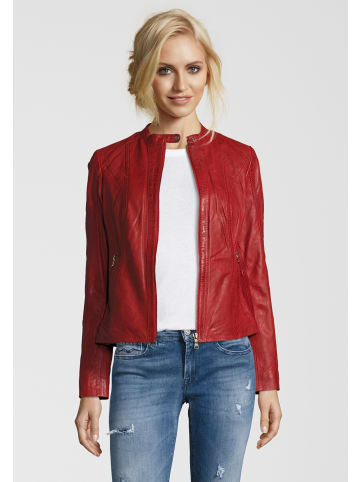 7eleven Lederjacke EMMI in RED