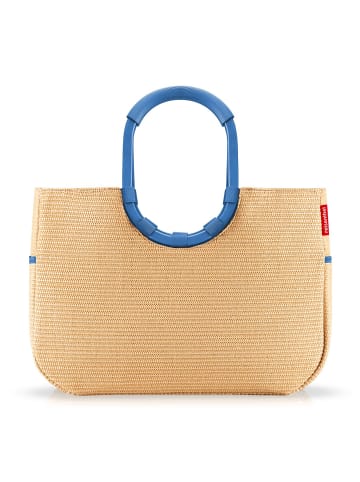 Reisenthel Loopshopper L Frame Shopper Tasche 46 cm in raffia blue