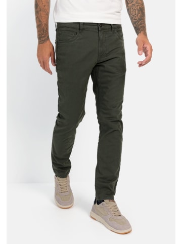 Camel Active Regular Fit 5-Pocket Hose mit Thermofutter in Dunkelgrün
