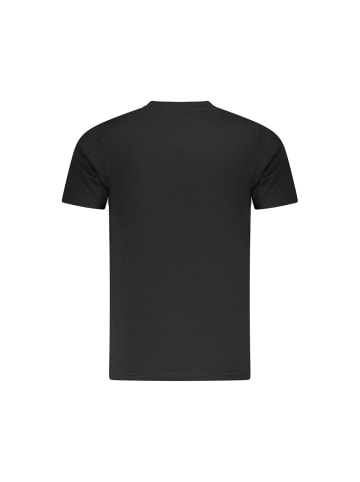 cavalli CLASS Schwarzes Baumwoll-T-Shirt