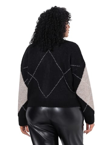 Ulla Popken Strickjacke in schwarz