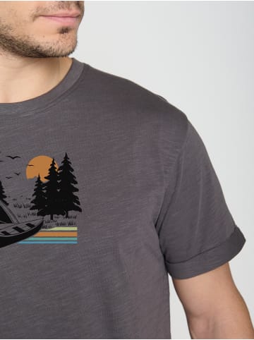 GreenBomb T-Shirt Nature Canoe Tent in Anthracite