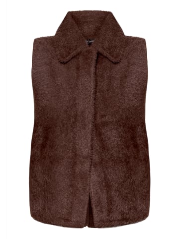 Betty Barclay Strickweste mit Kragen in Light Maroon