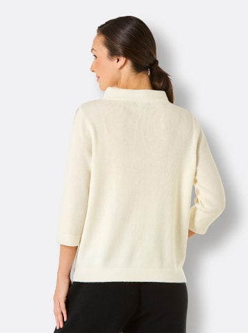 creation L Wollpullover in ecru