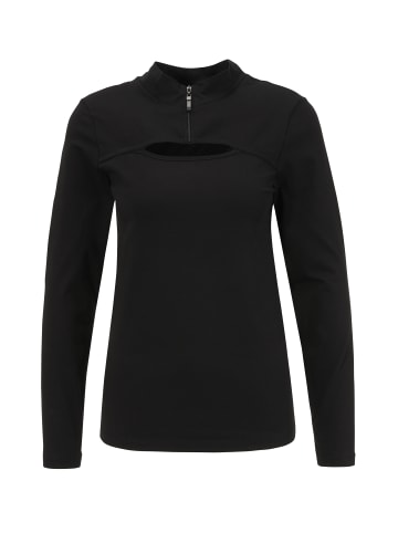 Aniston CASUAL Langarmshirt in schwarz