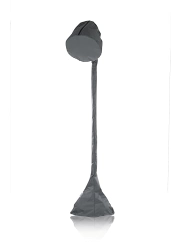 HOBERG Wetterschutzhaube für Heizstrahler 42x42x275cm grau mit Logo  grau