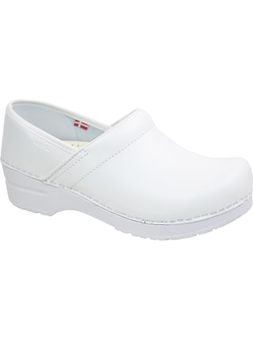 Sanita Comfortwear Clog "Original-Prof. Pu" in Weiß