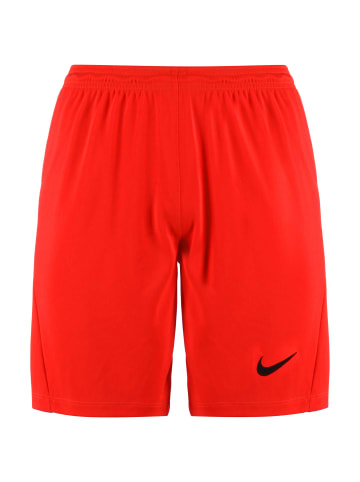 Nike Performance Trainingsshorts Park III in rot / schwarz