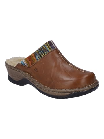 Josef Seibel Clog Catalonia 59 in brandy-multi