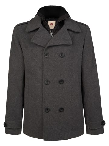 Petrol Industries Wollmix-Peacoat millstation in Schwarz