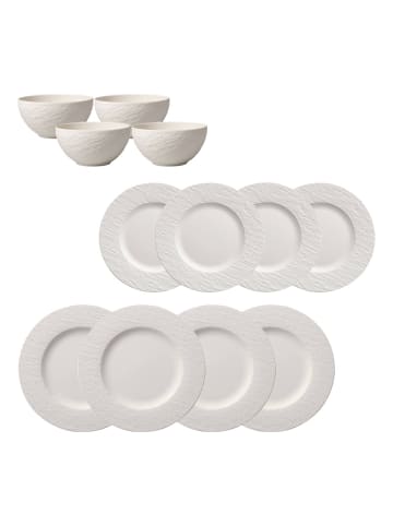 Villeroy & Boch Teller-Set Manufacture Rock in in weiß