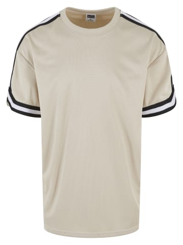 Urban Classics Urban Classics Herren Oversized Stripes Mesh Tee in softseagrass