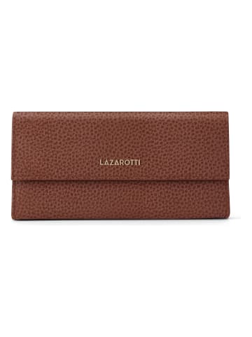 Lazarotti Bologna Leather Geldbörse Leder 19 cm in brown