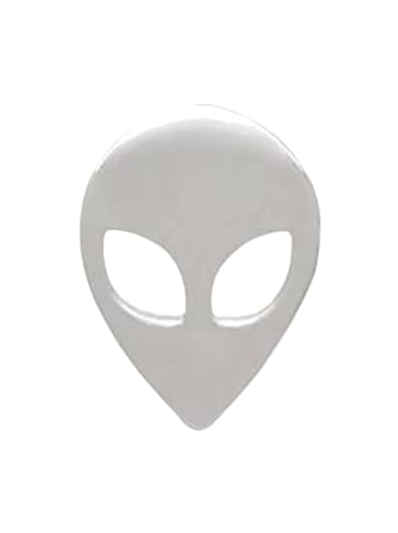 Gemshine Ohrstecker ALIEN UFO in silver coloured