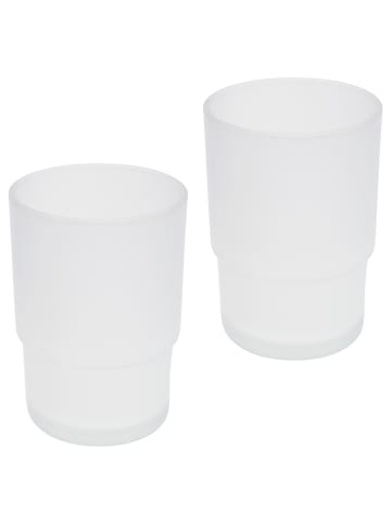 bremermann Glasbecher 2er Set PIAZZA & LUCENTE ca. 6,5 x 9,5 x 6,5 (B/H/T)