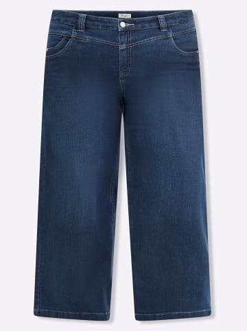 sheego Jeans in blue-stone-washed