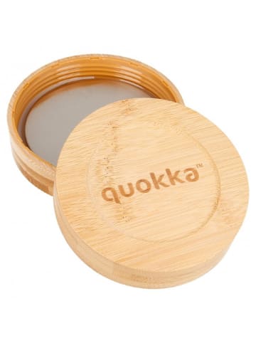 COFI 1453 Glas-Lunchbox mit Bambusdeckel – auslaufsicher, rutschfest, in Dunkelblau