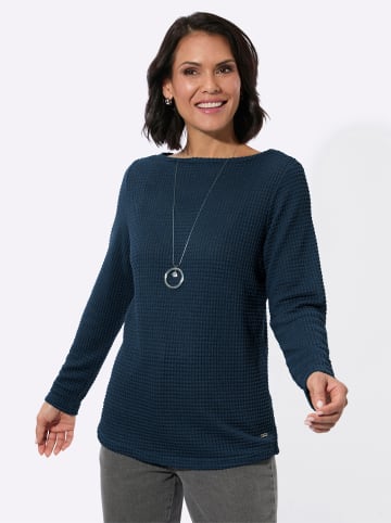 WITT WEIDEN Langarm-Shirt in dunkelblau