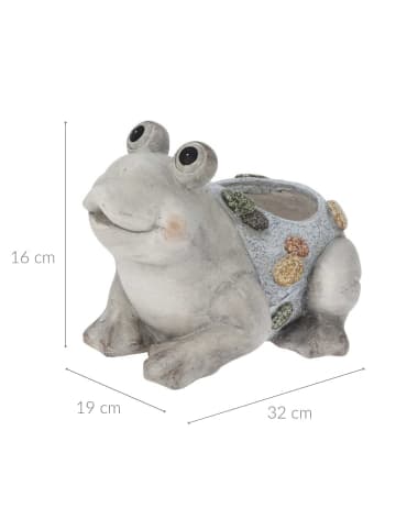 PROGARDEN Blumentopf in grau