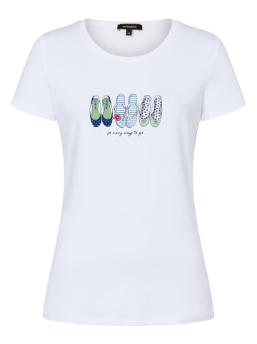 More & More Kurzarmshirt in white