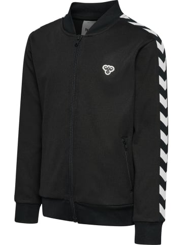 Hummel Kinder Trainingsjacke "Hmljr Archive Reg Poly Zip Jacket" in Schwarz