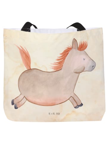 Mr. & Mrs. Panda Strandtasche Pferd Springen ohne Spruch in Vintage