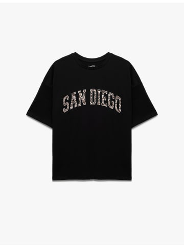 KOTON TSHIRT SS in Schwarz