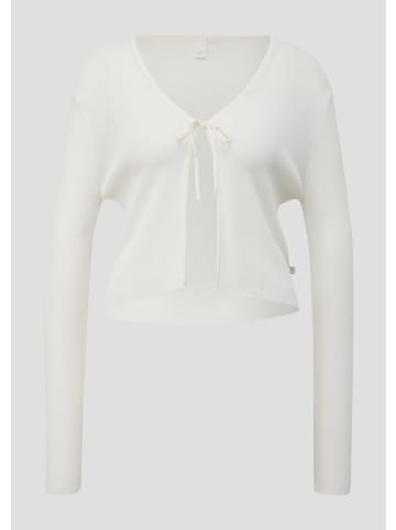QS Strickjacke in 0200_ecru
