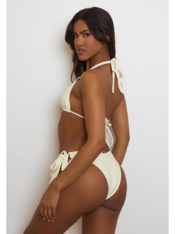 Moda Minx Bikini Hose Amour Tie Side Brazilian in Beige