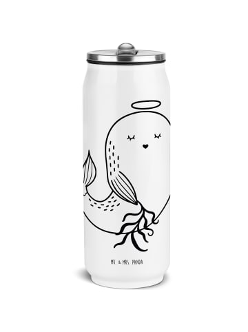 Mr. & Mrs. Panda Getränkedosen Trinkflasche Sternzeichen Jungfra... in Weiß