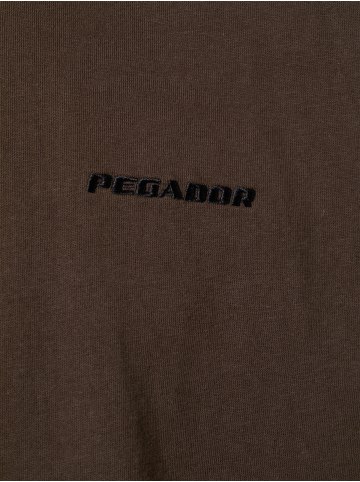 PEGADOR T-Shirt Logo in schoko