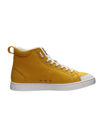 ethletic Canvas Sneaker Active Hi Cut in Mustard Yellow | Just White