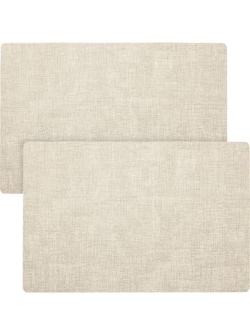 Erwin Müller Tischset 2er-Pack Elvas in creme