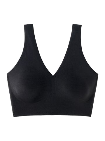 Schiesser Bustier Padded - Invisible Soft in Schwarz