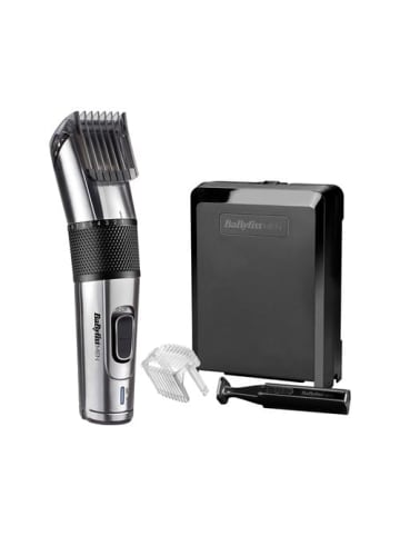 BaByliss Haarschneider Trimmer Bartschneider Carbon Steel Precision in Silber