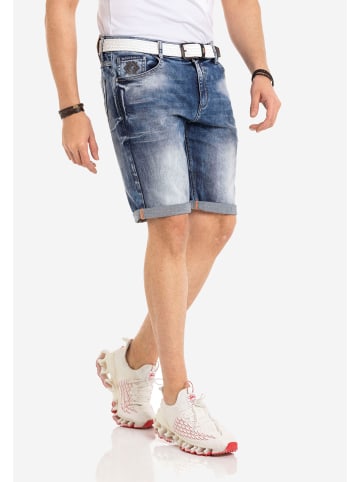 Cipo & Baxx Jeansshorts in blau