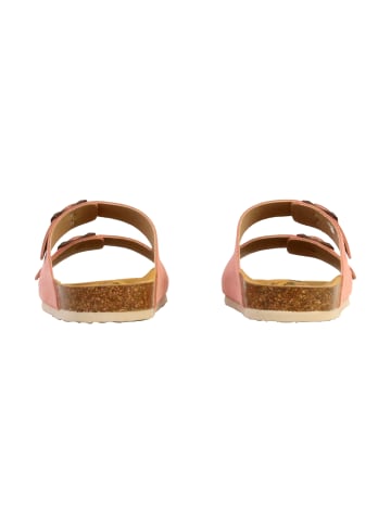 Plakton Beta-Leder-Pantoletten Rose