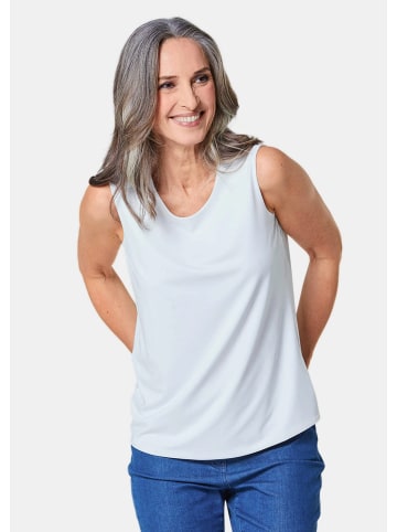 GOLDNER Top Gepflegtes Top in formstabiler Ware in weiß