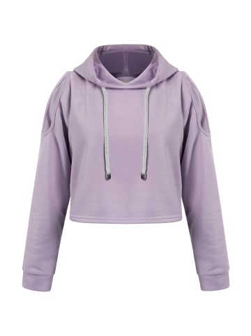 IZIA Cropped Hoodie in Flieder