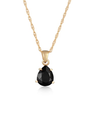 Elli Halskette 925 Sterling Silber Tropfen in Gold