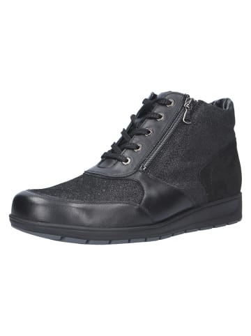 WALDLÄUFER Schnür-Stiefeletten für Damen in schwarz in schwarz
