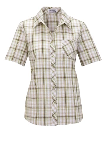 Sieh an! Bluse in grün-kariert