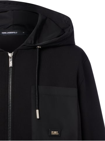 Karl Lagerfeld Kapuzenjacke in schwarz - 0001