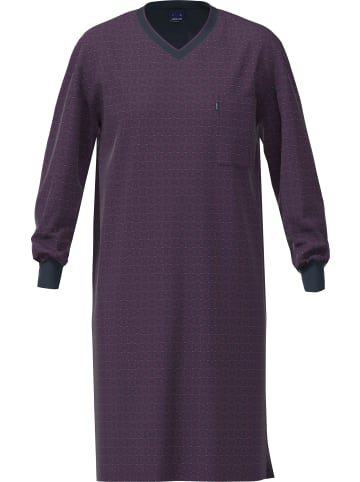 Ammann Single-Jersey Bio Nachthemd in aubergine