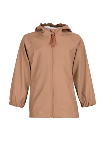 Sterntaler Regenjacke ungefüttert uni in mittleres braun