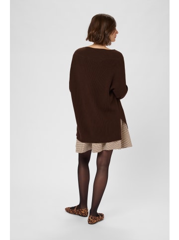 CULTURE Strickpullover CUolivia Oversize fit in Coffee Bean