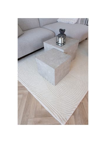 ebuy24 Teppich Pune Rohweiß 200 x 300 cm