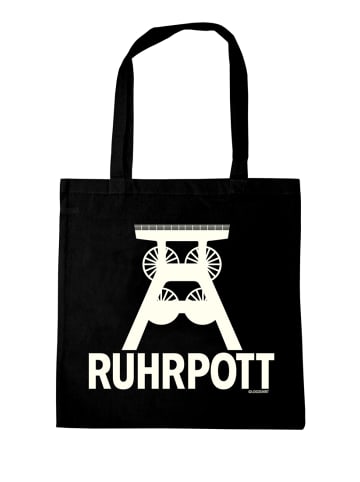 Logoshirt Stoffbeutel Ruhrpott Logo in schwarz
