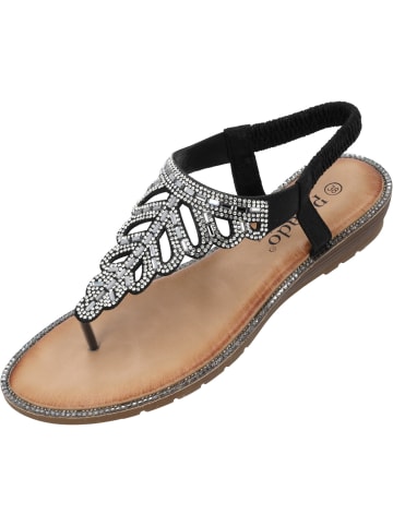 palado Riemchensandalen in black shiny combi