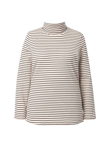 Ulla Popken Langarmshirt in perlweiß